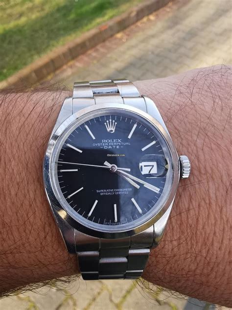 Rolex oyster perpetual date black